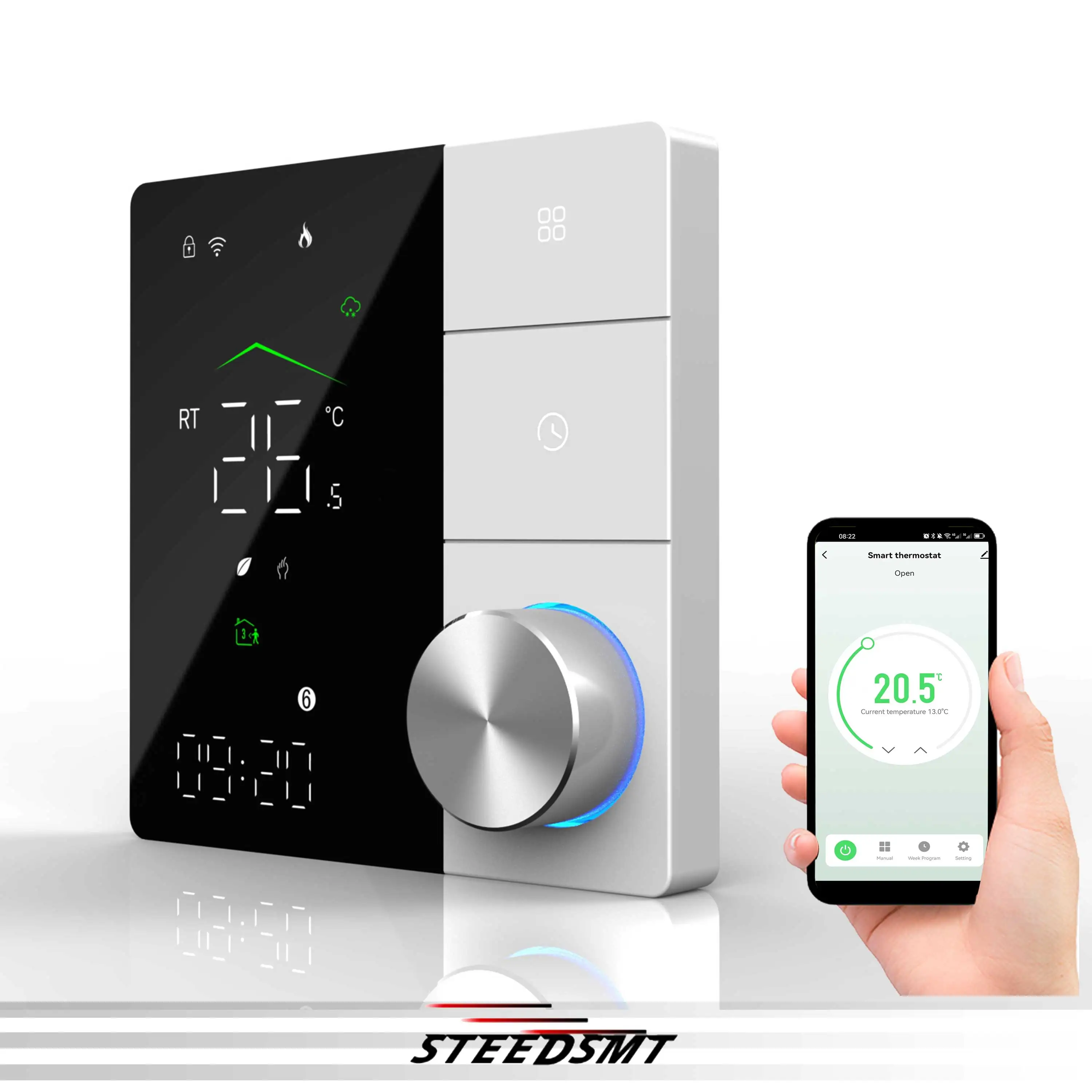 WIFI газовый котел термостат для сухого контакта и пассивного подключения изоляции напряжения управление ZIGBEE,MATTER, RS485 24 В 220 В переменного тока варианты