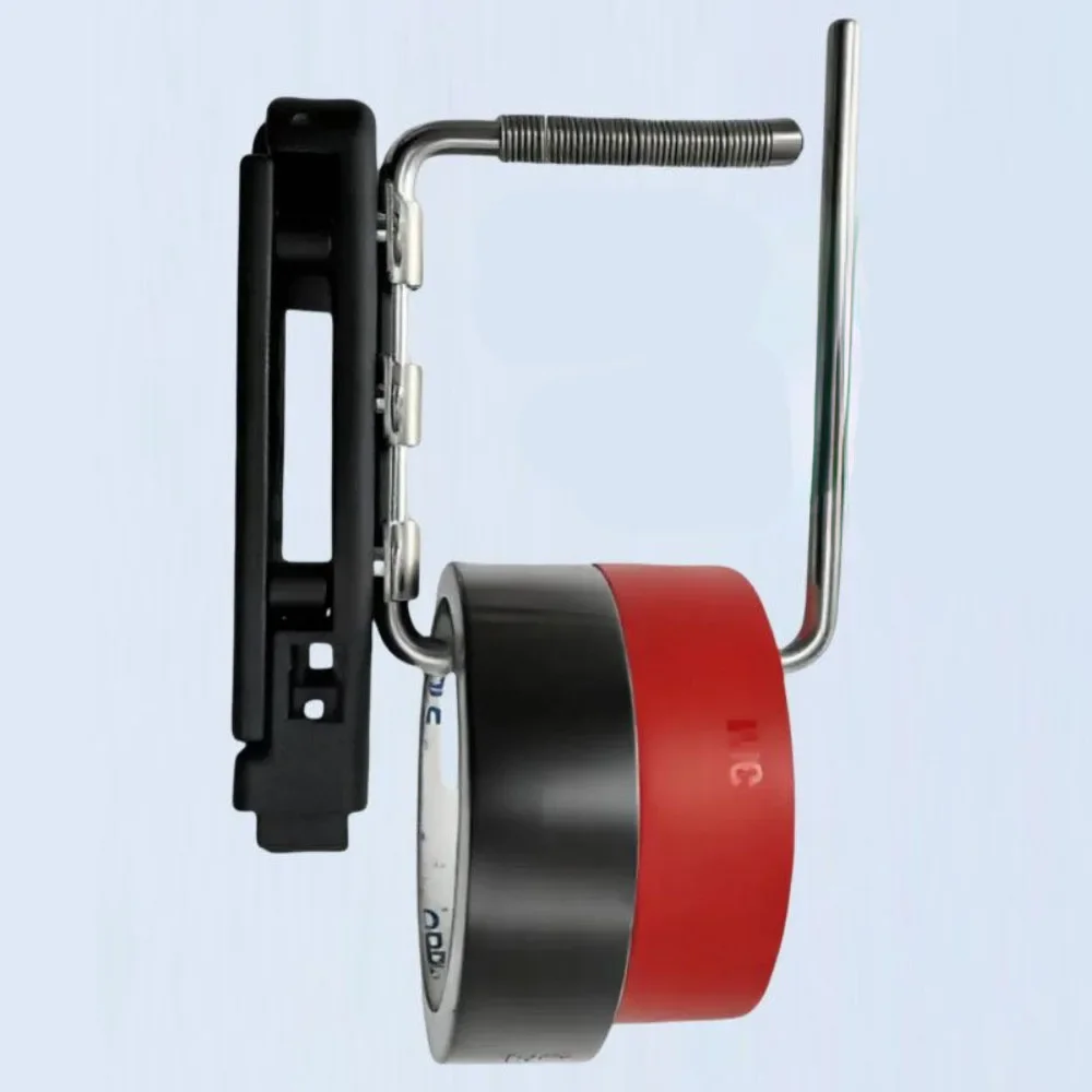 Tragbarer Schnellhaken mit Klebeband, Gürtelschnalle, faltbar, aus Edelstahl und Nylon, für Elektriker, als Geschenk für Männer – Detail 5