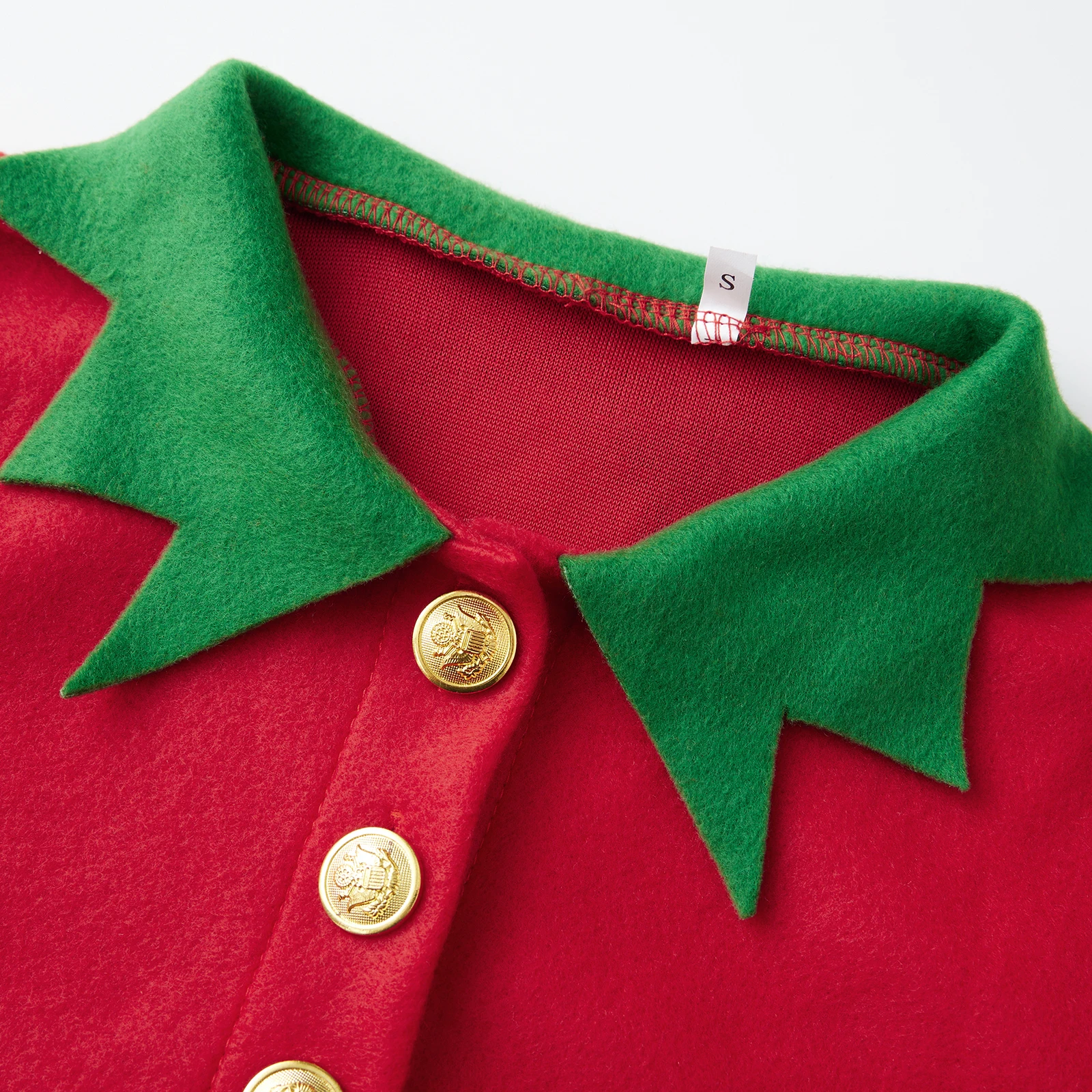 زي قزم عيد الميلاد للأولاد، قمصان مبتكرة بأكمام طويلة مع بنطال وقبعة وحزام وجوارب للحفلات التنكرية #5