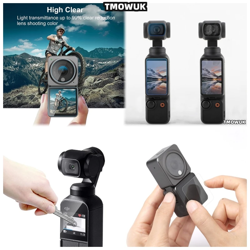 

For DJI Pocket 1 2 Osmo Pocket 3, Night Vision Optimized Screen Protector For Action 2 4 Pro.