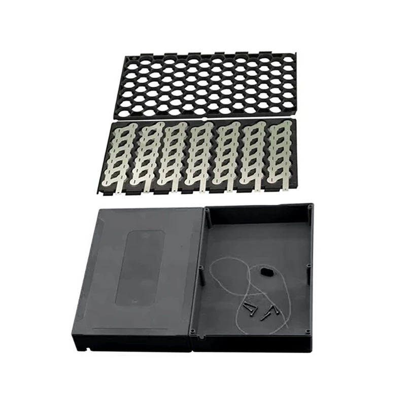 Caixa bateria para bicicletas elétricas, 48v, 14s, 6p, suporte 18650, veículo elétrico, caixa bateria lítio, à prova