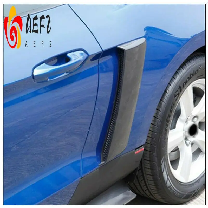 

AEF2-Car Rear Side For Fender Door Scoops Frame Cover For Ford Mustang GT350 Style 2015-2018 Fender Scoops Cover