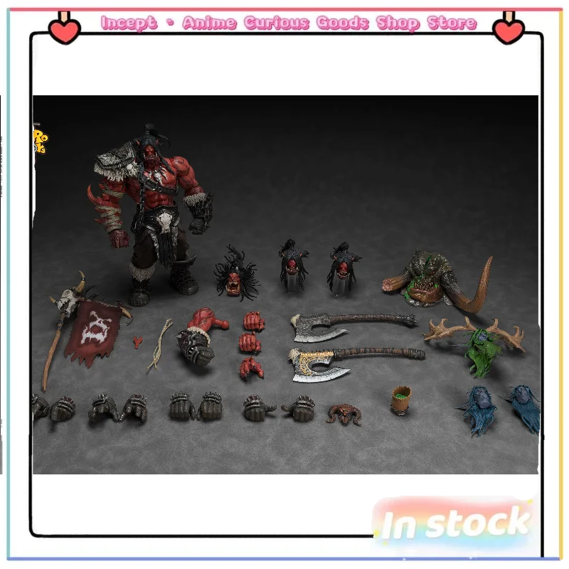 

В наличии: Оригинальная фигурка Big Chief Roar Gro Hell Warrior 1:10 Red Roar, коллекционная игрушка, подарок на день рождения