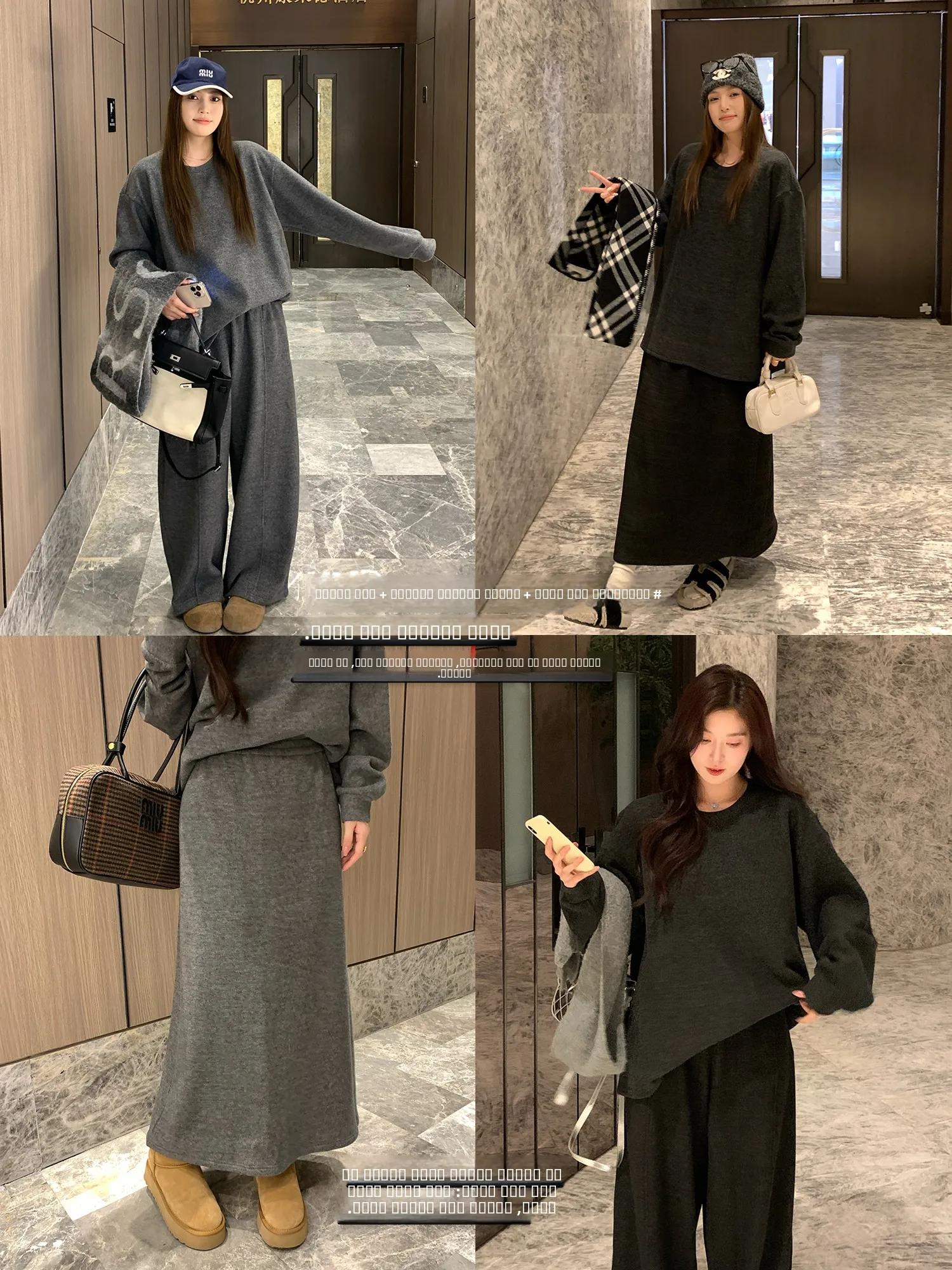 

NAZ plus Size Winter Versatile Money-Saving Hoodie And Knife-Shape Pants Set Women's High Waist Long Sleeve round Neck Casual...