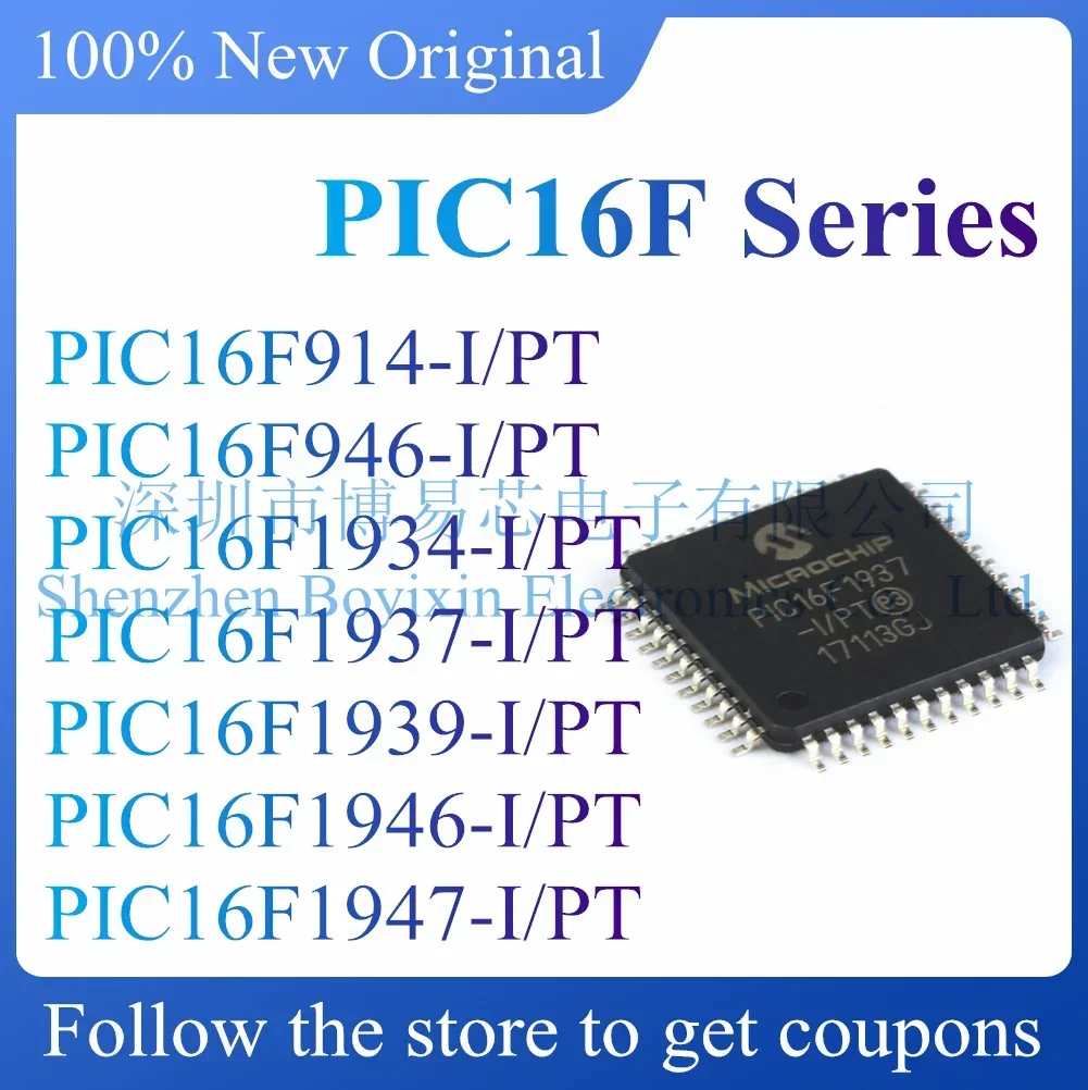 

NEW PIC16F914 PIC16F946 PIC16F1934 PIC16F1937 PIC16F1939 PIC16F1946 PIC16F1947-I/PT Original Product