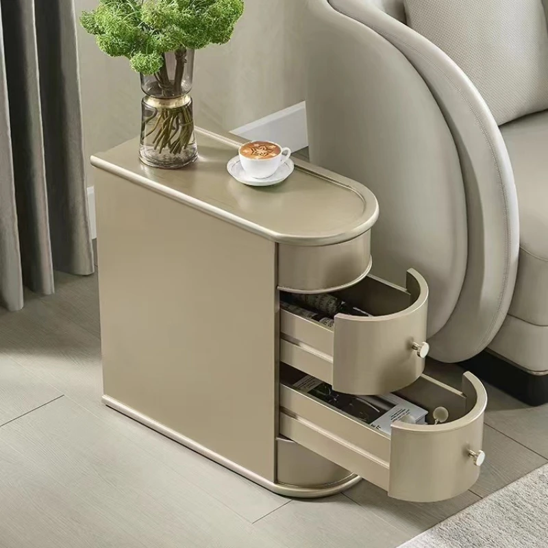 高級リビングルームサイドテーブル ヴィンテージ無垢材ソファサイドボードキャビネット収納ロッカー アルマリオス・パラ・サロン リビングルーム家具