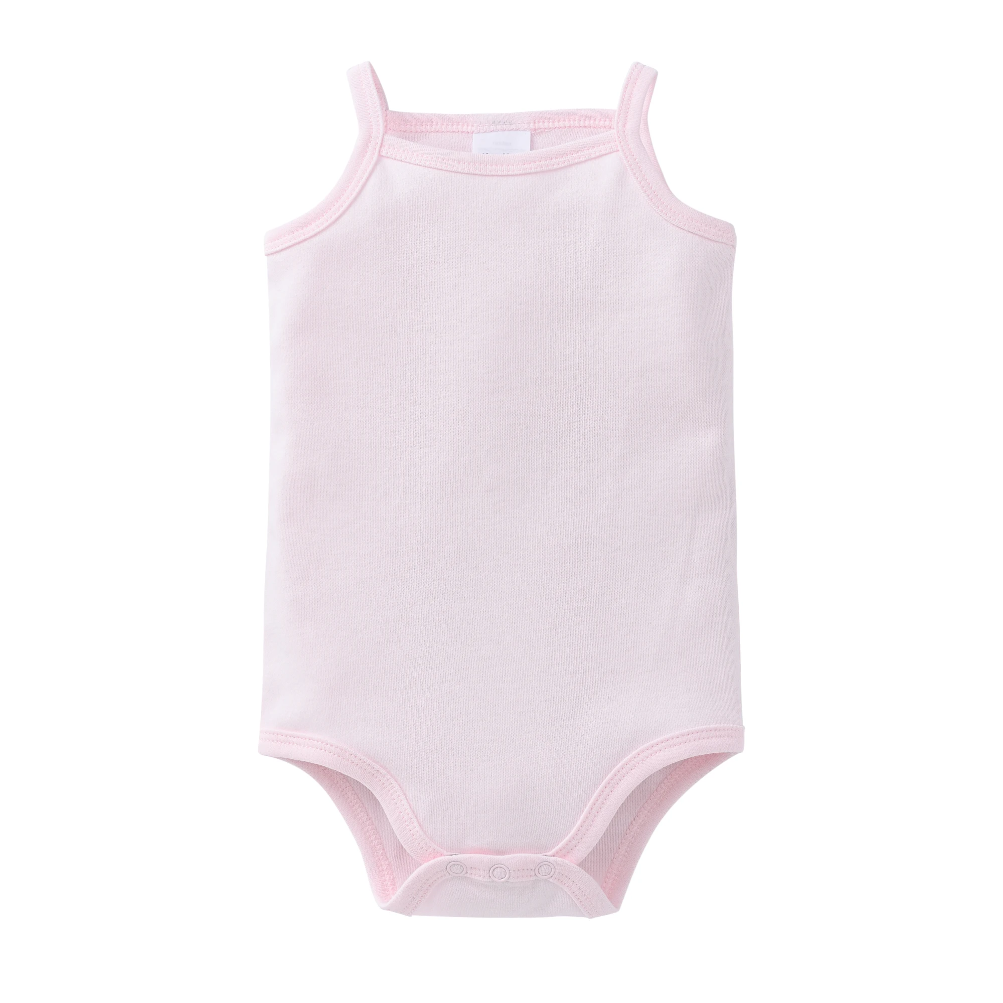 1/3/4/5/6 Stück Baby Mädchen Kleidung 100% Baumwolle Einfarbig Weiß Ärmellos Schlichte Baby Bodys Neugeborenen Strampler Einfarbig 0-24 Monate – Detail 8