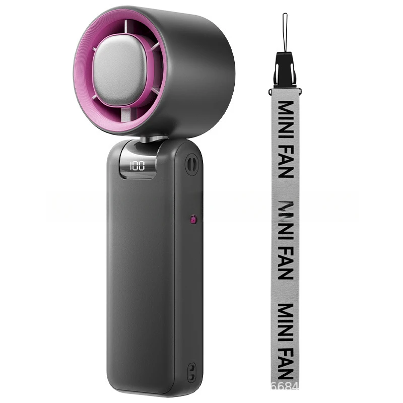 Ventilador de resfriamento de gelo de mesa - Ar condicionado dobrável de dupla finalidade com controle de temperatura LED e proteção contra sobrecarga pequeno e portátil