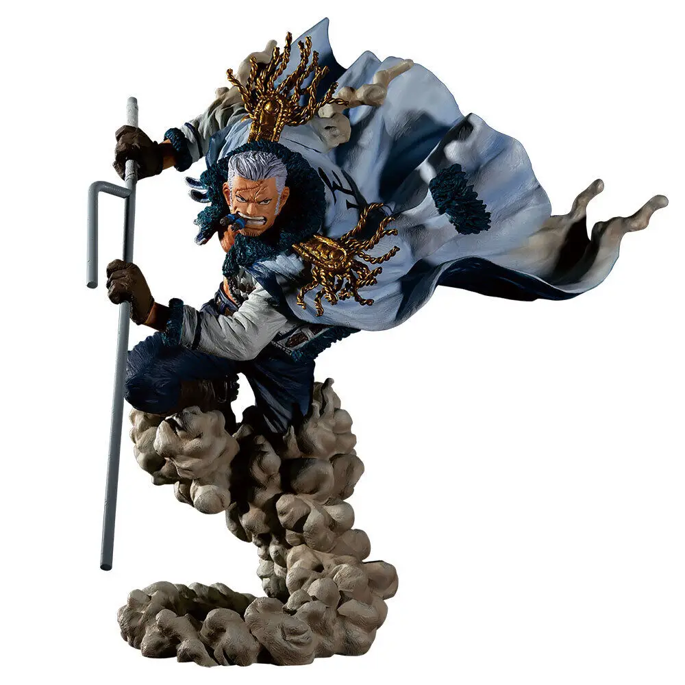 BANDAI One Piece Ichiban Kuji Demon Dwellers Sabo Marshall D Teach Smoker Anime Figure Action Model Collectible Toys Gift