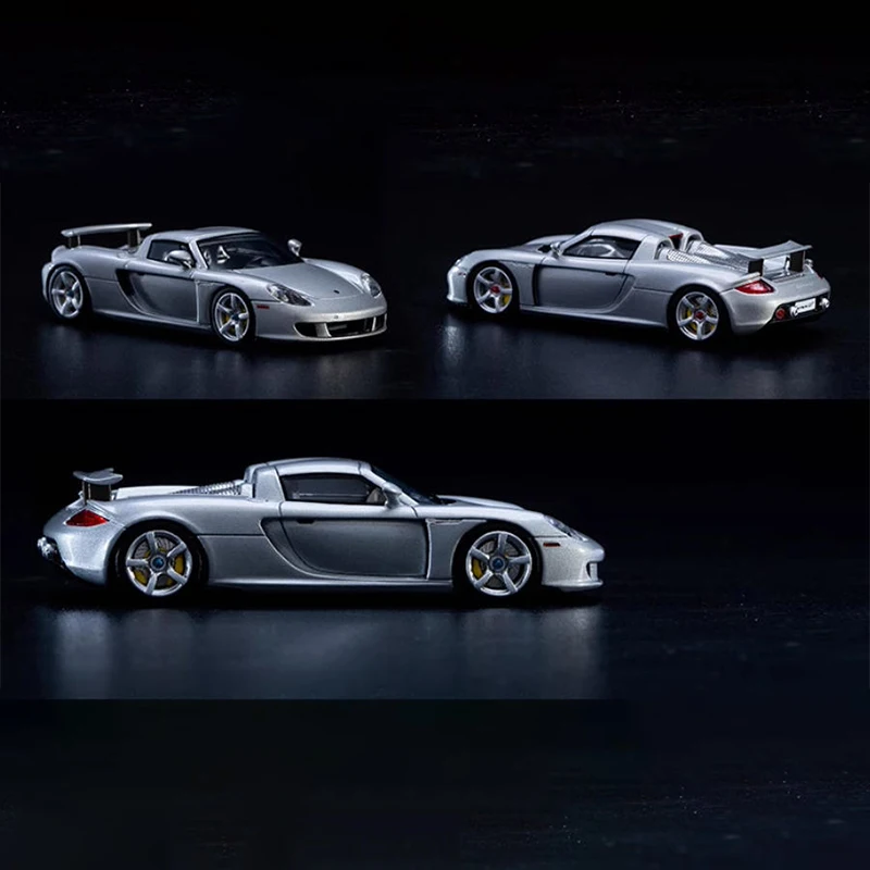 Scala 1:64 Carrera GT edizione limitata auto sportiva simulazione modello di auto in resina display statico giocattolo da collezione regalo souvenir