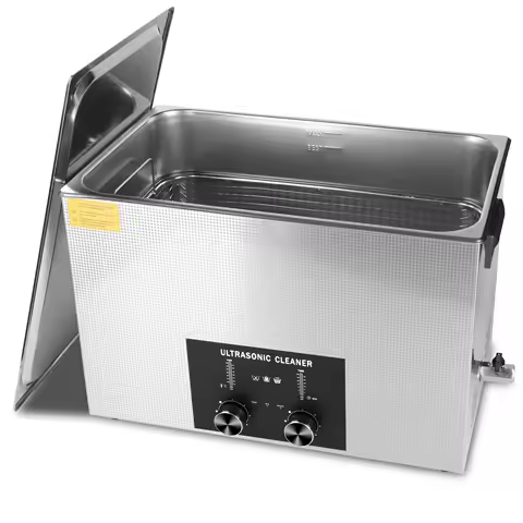 ACMESONIC Ultrasonic Cleaner 30L with Heater Degas Sonic Cleaning for Lab Jewelry Parts Bike Coin Dental