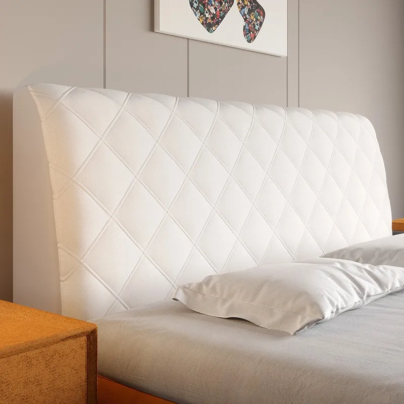 Diamond Quilted All-inclusive Headboard Cover Stretch Anti-collision Bed Head Protector Slipcover