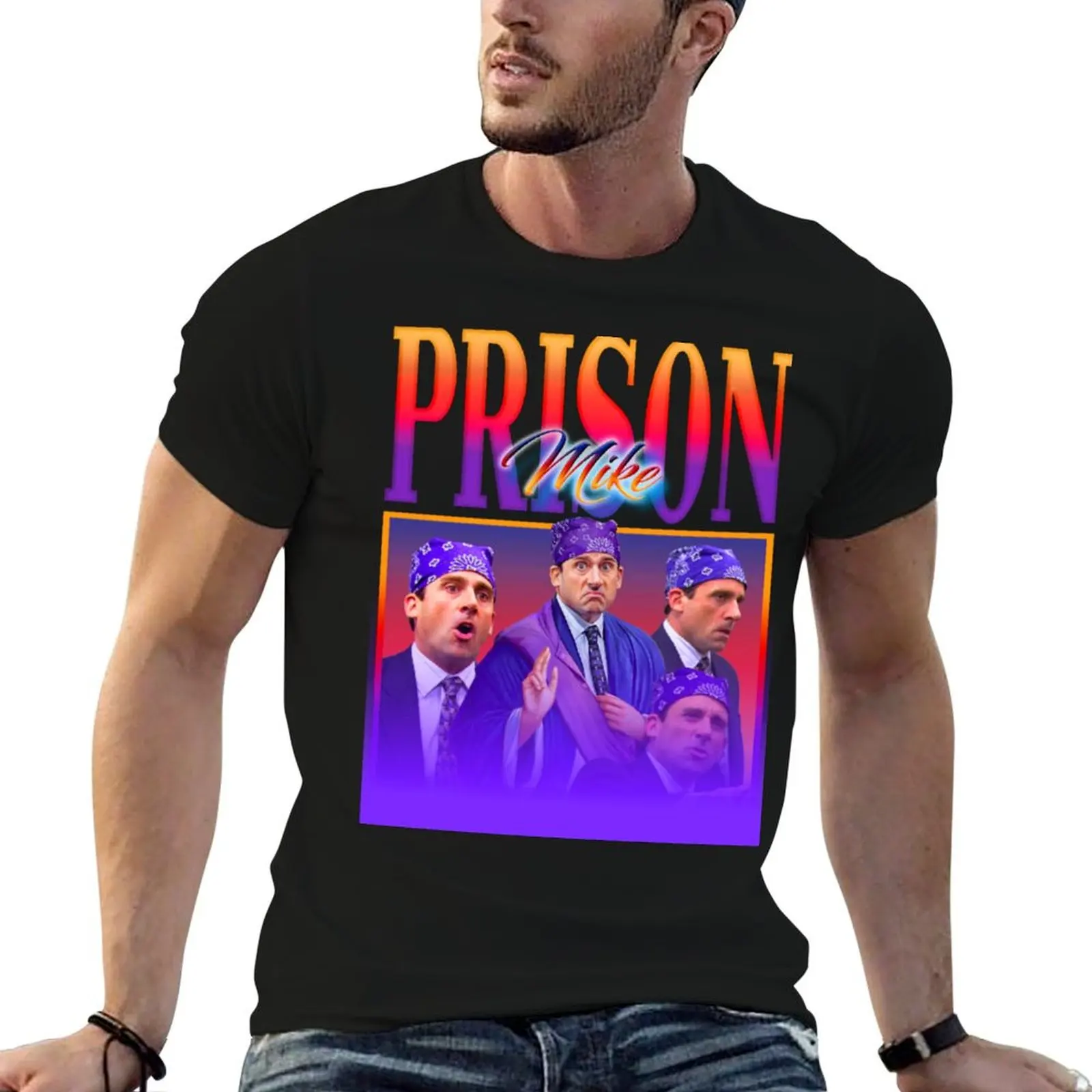 

man mike The t Office shirts prints graphic prison shirts with t T-Shirt