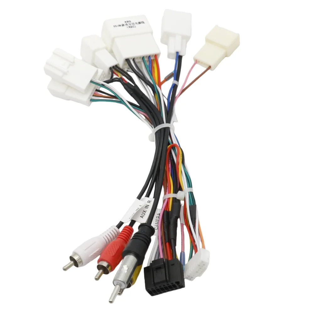 16Pin CANBUS Wiring Kit for Alphard 2005‑2009 - Android Head Unit Power Cable & Decoder