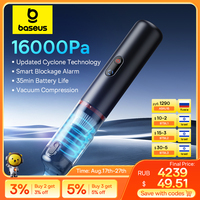 Baseus A5 16000Pa Wireless Car Vacuum Cleaner Powerful Portable Handheld Automotive Mini Vacuum Cleaner For Car Home PC Machine