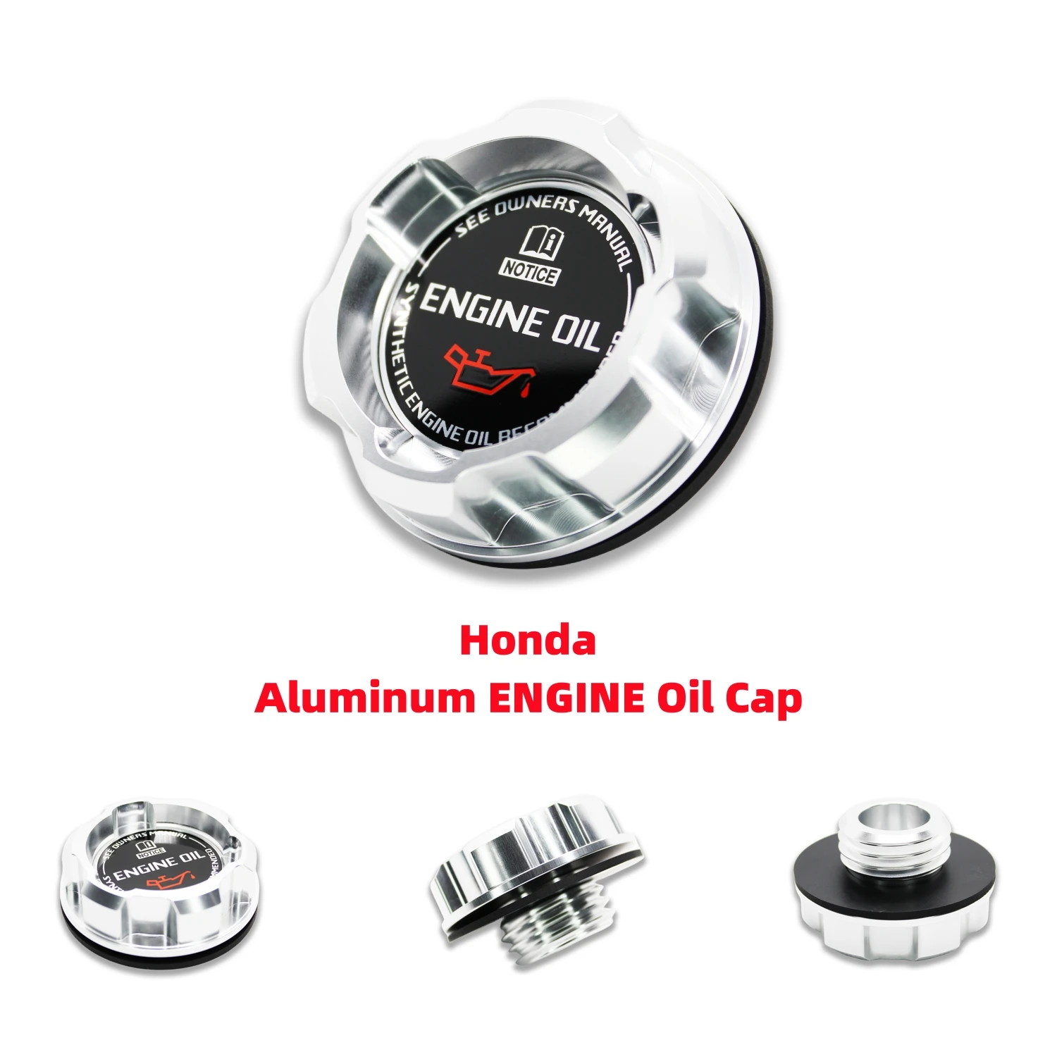 Aluminum ENGINE Oil Cap For Honda Accord SI Element ACURA INTEGRA S2000 PRELUDE  PRELUDE Civic Fit car accessories Mugen Power