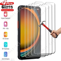 4PCS For Samsung Galaxy XCover7 Pro XCover7Pro XCover6 Xcover 5 6 7 4 4S Xcover5  Screen Protector Tempered Glass Film Cover