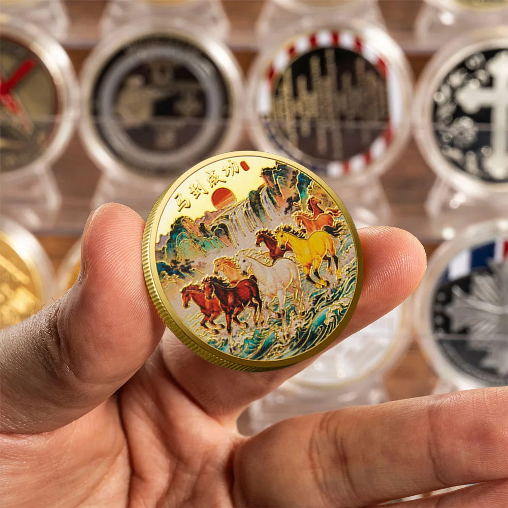 عملة تذكارية جديدة لعام 2026 مع طلاء ذهبي: عملة قابلة للجمع للثروة الوفرة. #6