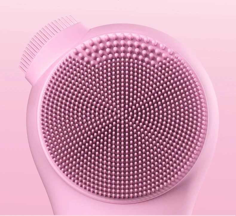 

Waterproof design, gentle exfoliation, deep pore cleaning, electric silicone facial cleanser