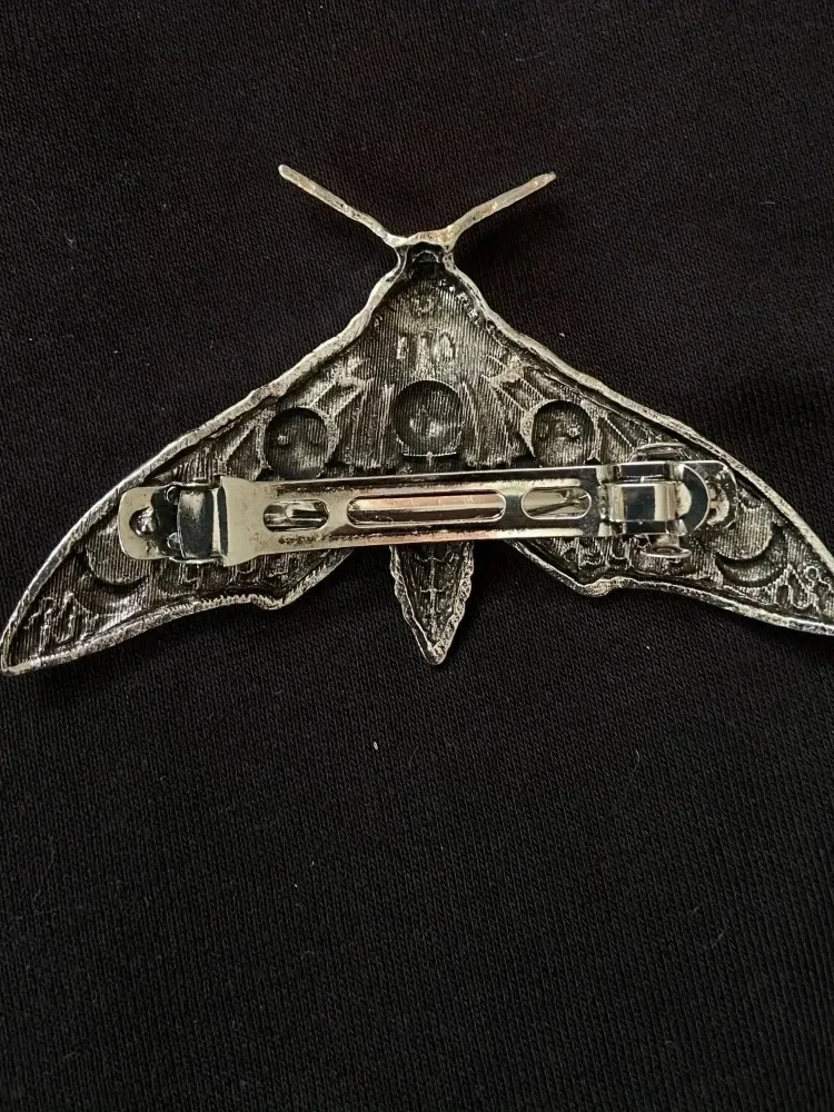 Pince à cheveux en alliage de haute qualité, décoration gothique, accessoires pour cheveux, vintage, fête d'Halloween, 3.31 × 1,89 po