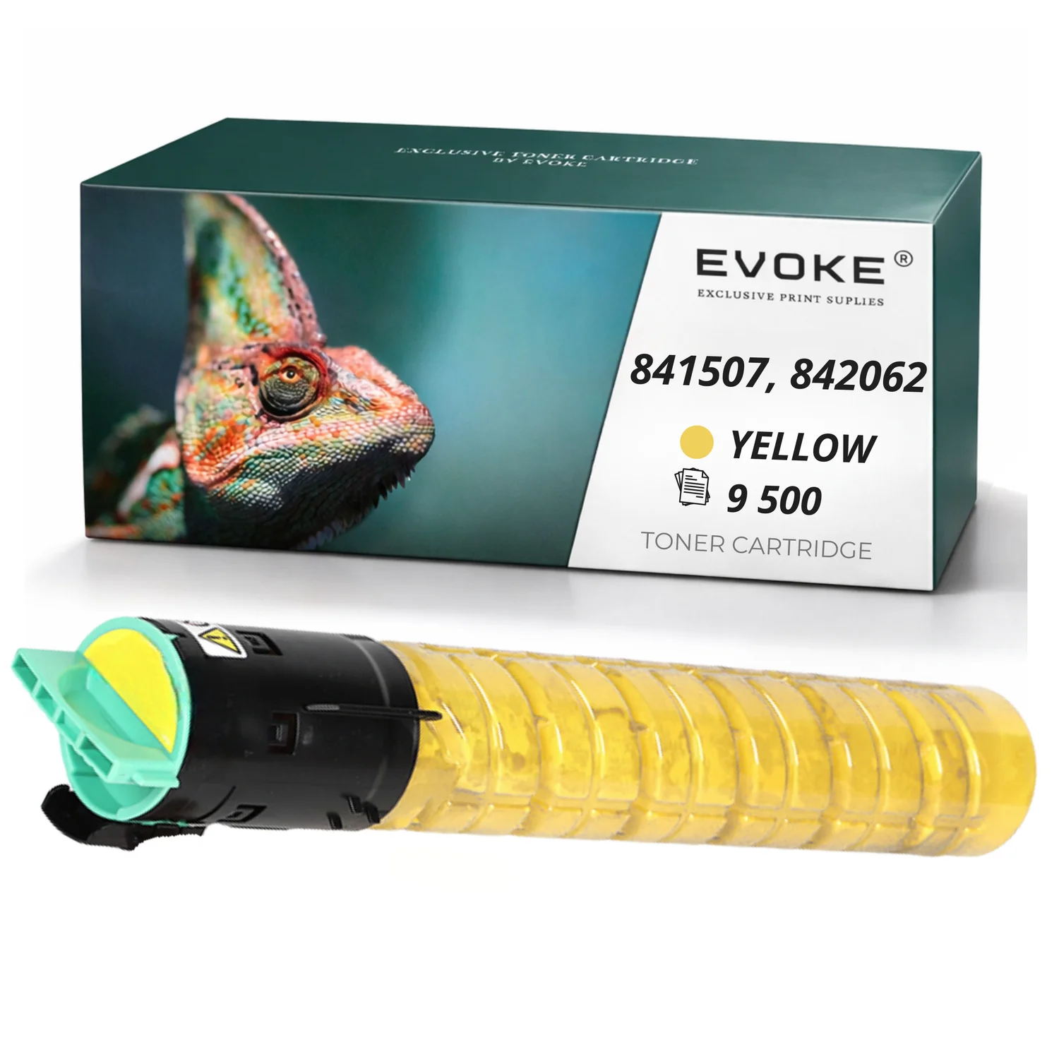 Evoke compatibele toner voor Ricoh Mpc-2051 2551Y Mpc2051Y Mpc2551Y Mpc2051 Mpc2551 841507 842062 Geel 9500 pagina's Aficio 2051/2551 C2051