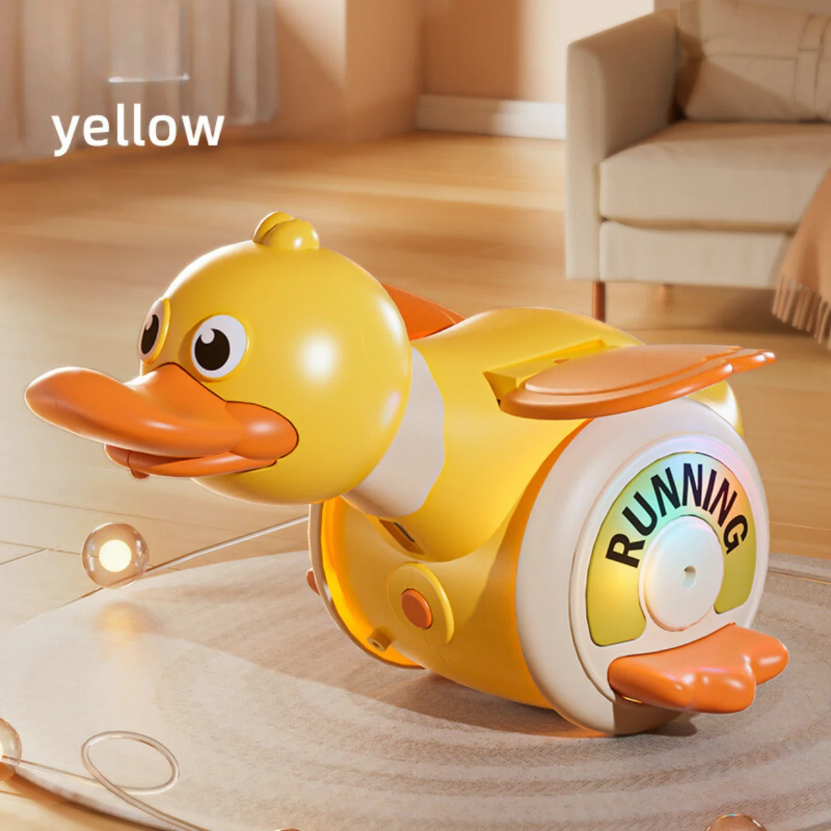 Musical light up Running duck toy