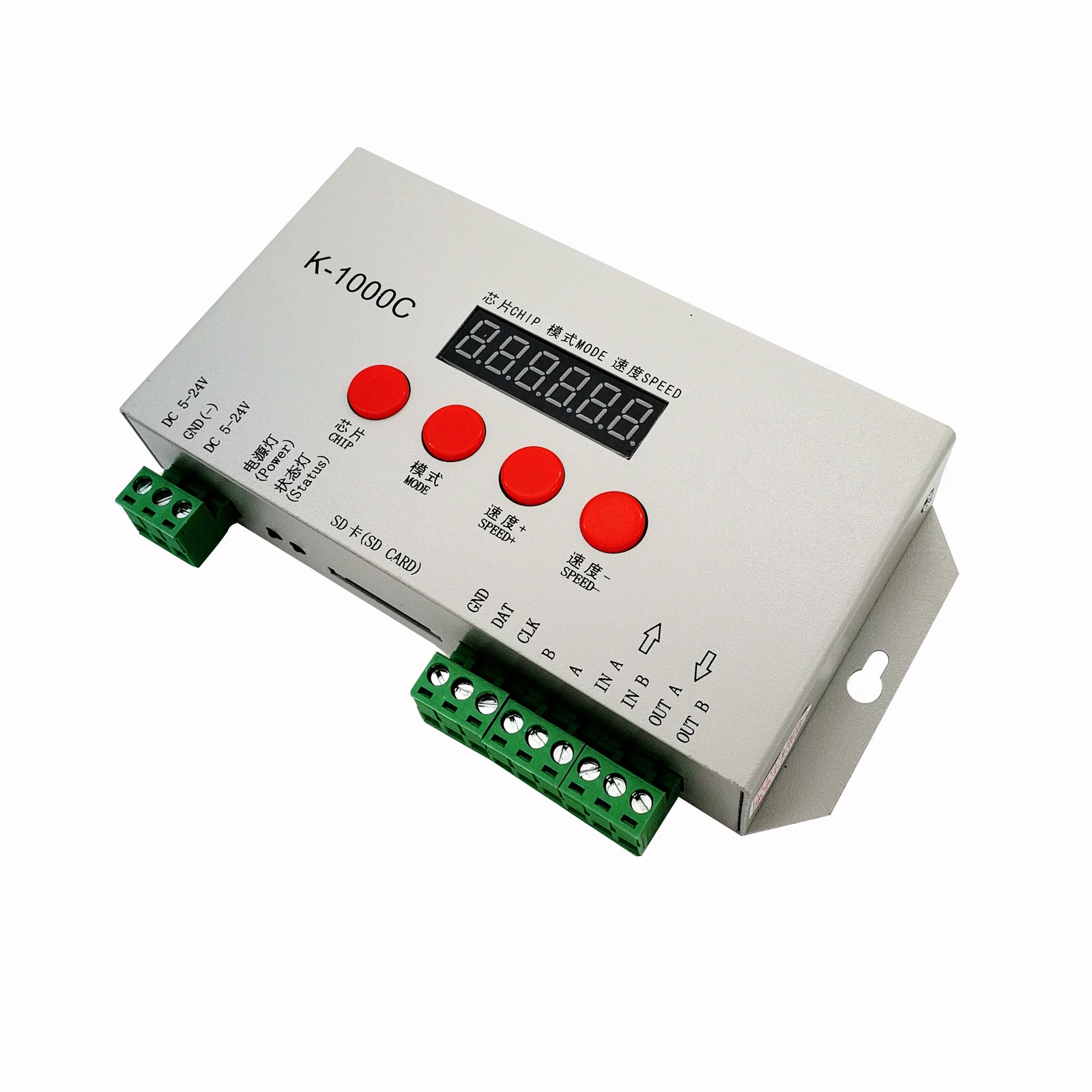 S-101 K-1000C K-4000 K-8000C T-790K LED Pixel Controller,DC5~24V Support DMX512,WS2811,WS2812,APA102,WS2813 etc.
