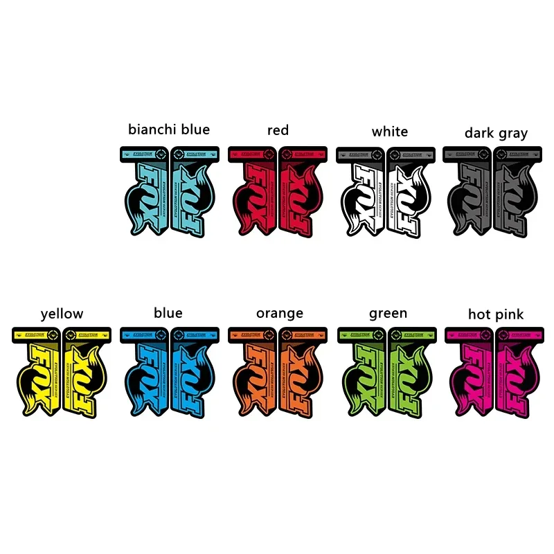 MTB Fork Decals Waterproof Vinyl Stickers Mountain Bike Front Suspension Fork Protector Scratch Resistant Cycling Decor