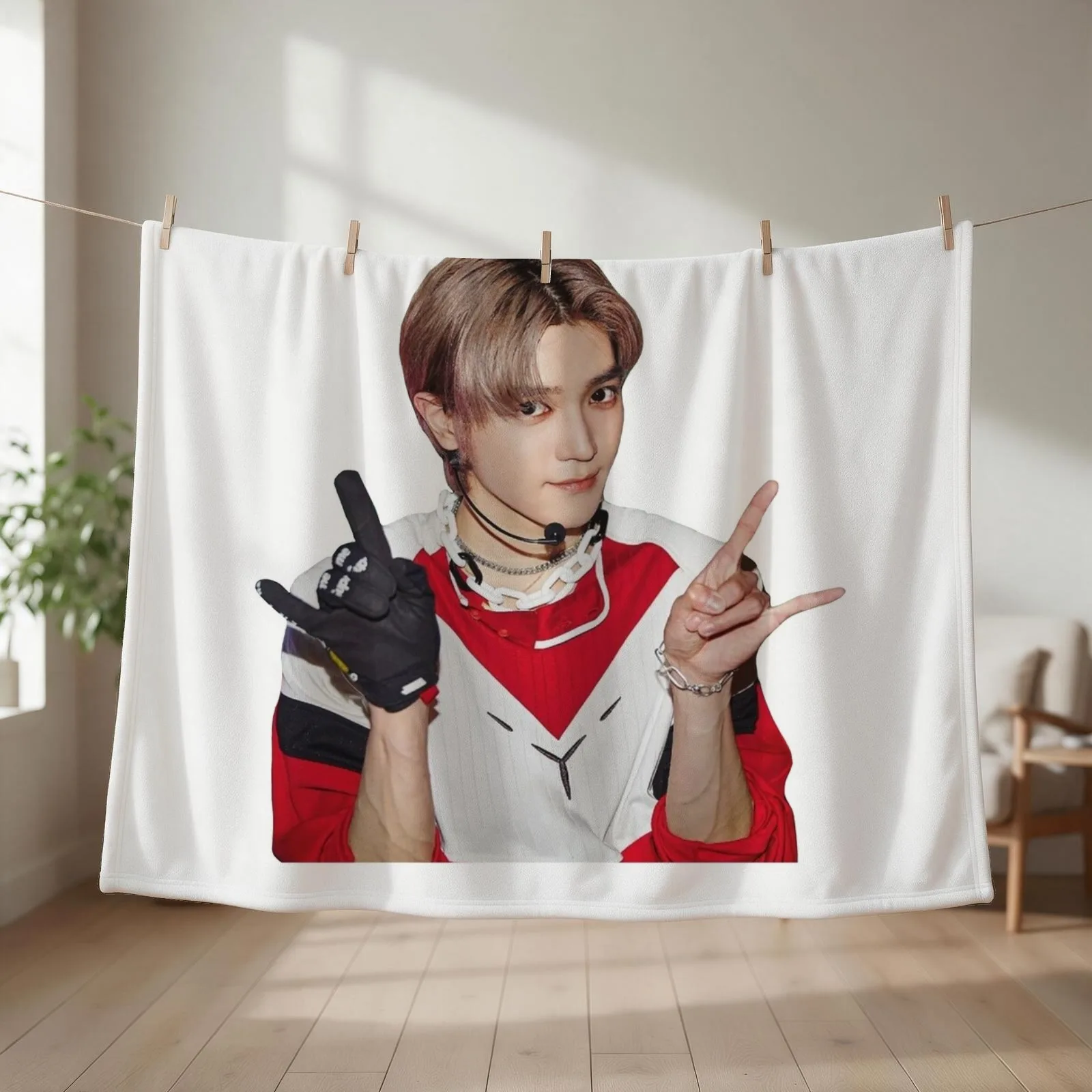 Lee Taeyong Throw Blanket Loose Furrys Summer Flannels Blankets
