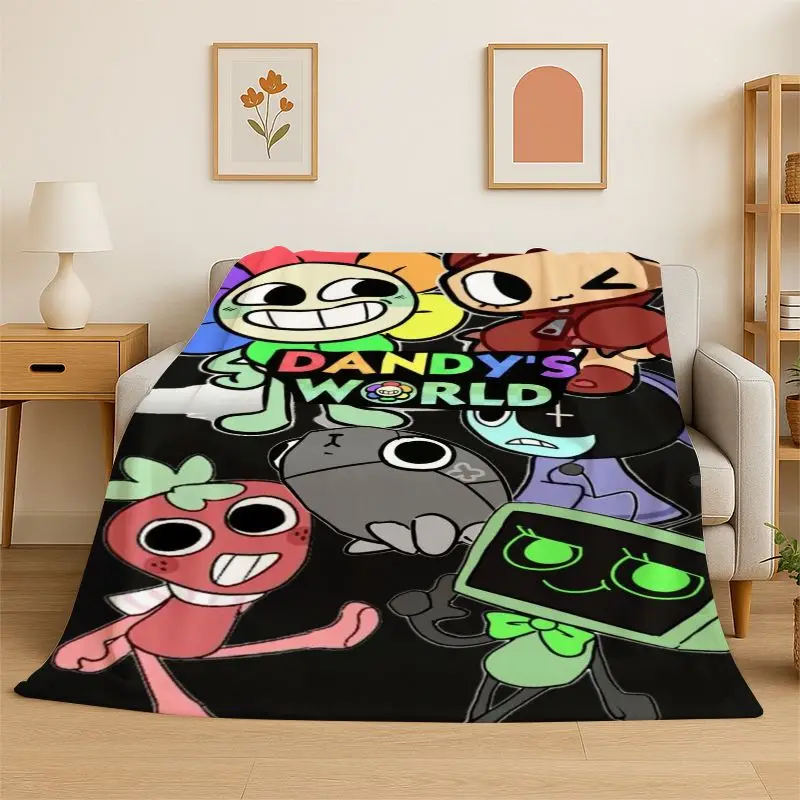 Game Game Dandy World Cartoon Soft Flannel Throw Blanket,Warm Cozy Blanket for Bed,Couch,Sofa,Bedroom,Living Room,Travel,Camping - Aliexpress Deal