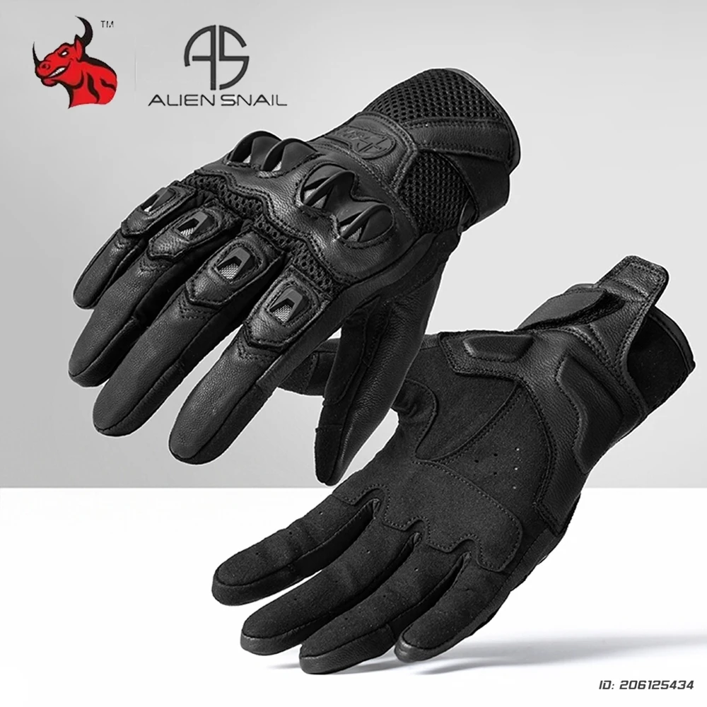 

Винтажные мотоциклетные перчатки с полными пальцами для мужчин и женщин, защитные, с поддержкой сенсорных экранов, для мотокросса, езды на мотоцикле и велосипеде