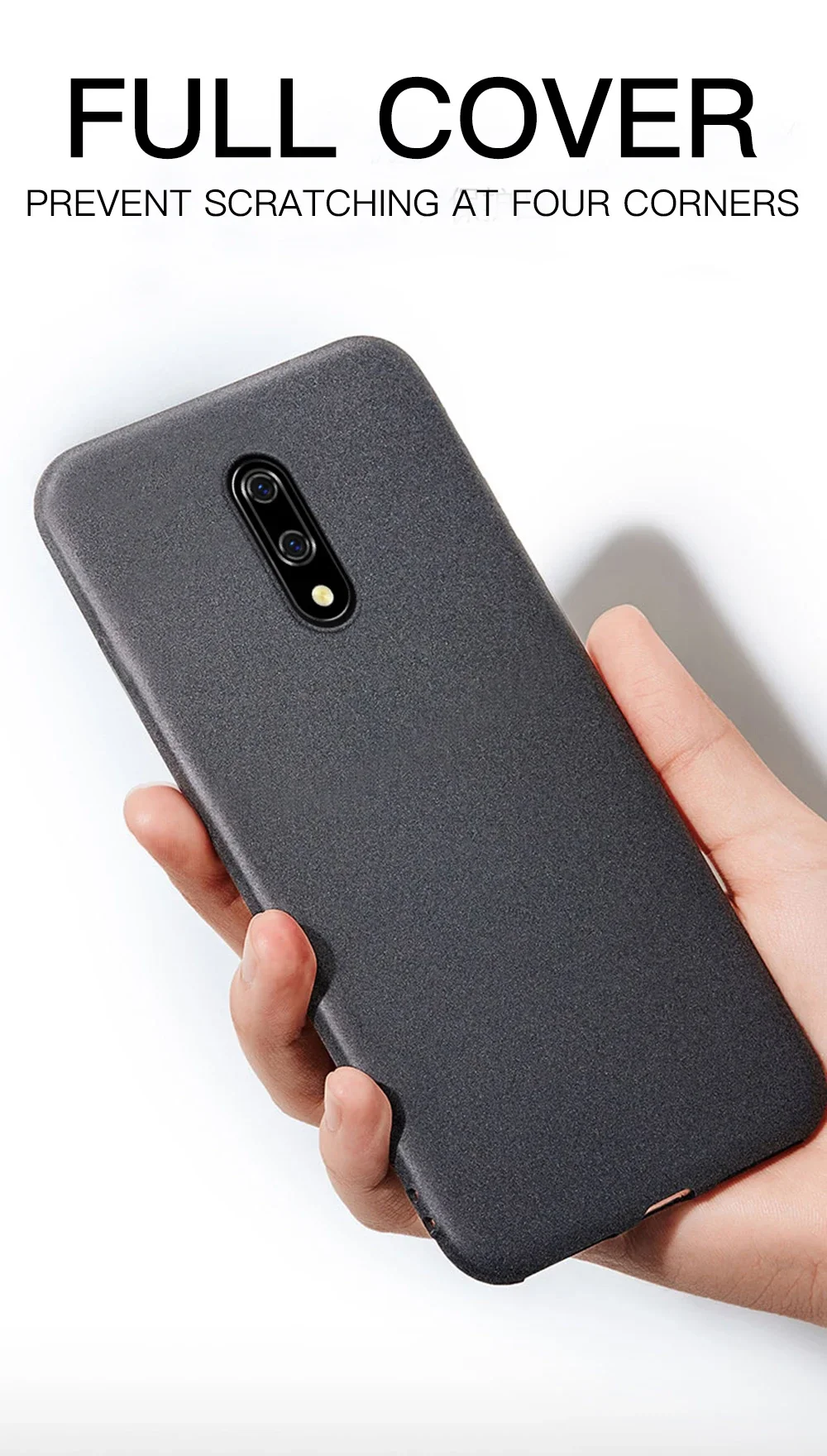 Matte Sandstone Silicone Phone Case For Oneplus 7 8 Pro 5T 5 One Plus 6T 6 Oneplus7 Soft Frosted TPU Skin Cover Coque Protection