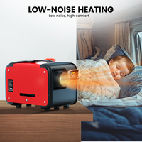 KROAK 5-8KW K-H 12V 24V Car Heater Heat Tool Diesel Heater Rotary Switch Parking Warmer For Car Truck Bus Boat RV