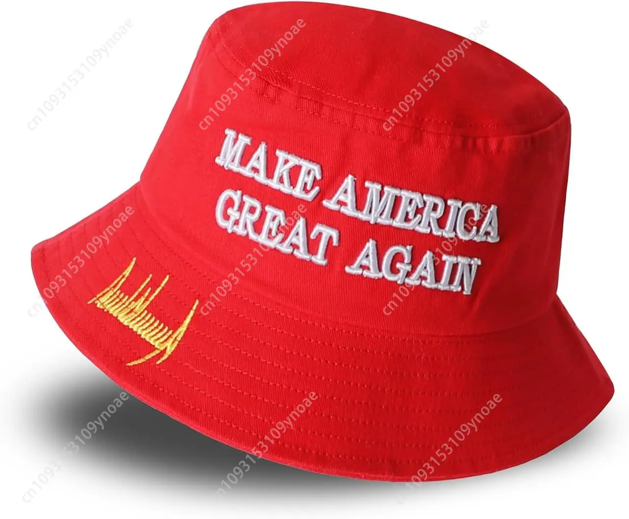 

MAGA Bucket Hat Trump 2024 Flat Top Cap Make America Great Again Donald Trump Slogan Cap Unisex Outdoor Sun Hats