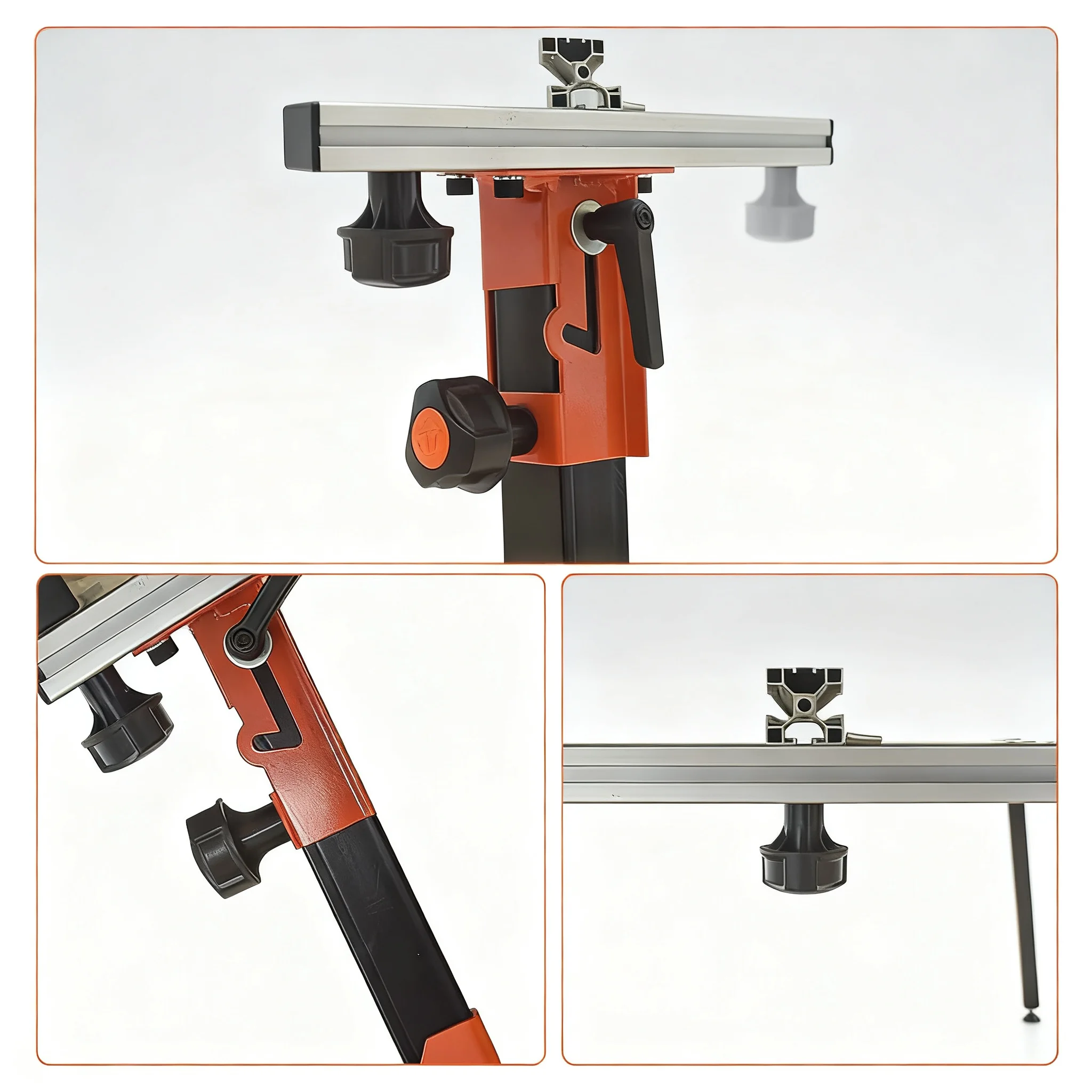 Large 180cm Aluminum Slab Cutting Workbench, Tile & Marble Platform for Tiling Construction Projects