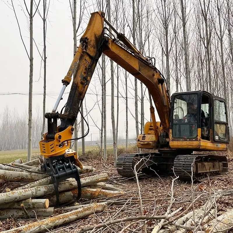 Excavator Mounted Automatic Wood Processing Equipment With High Performance Hydraulic System For Professional Operations
