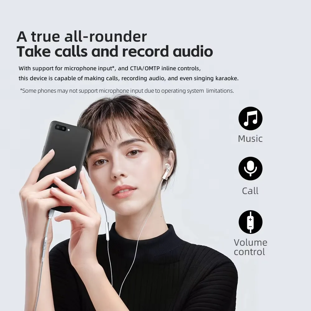 FiiO JadeAudio JA11 Portable DAC Headphone Amplifier USB Type-C to 3.5mm Hi-Res Decoder Adapter for Earphone Phone Laptop Gifts