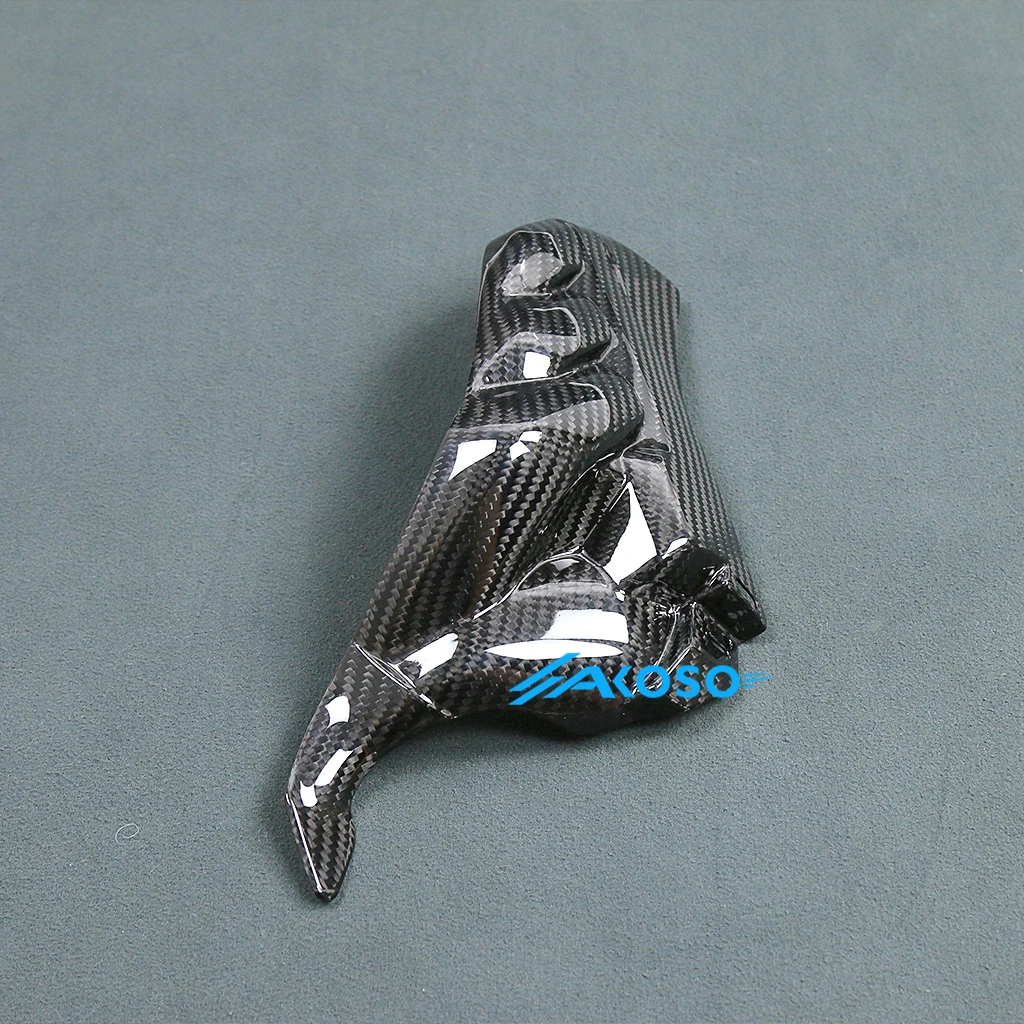 100% Dry Carbon Fiber Pre-preg Motorcycles Exhaust Cover Heat  Protector Shield Kit for YAMAHA R1 R1M  2020 2021 2022 2023 2024