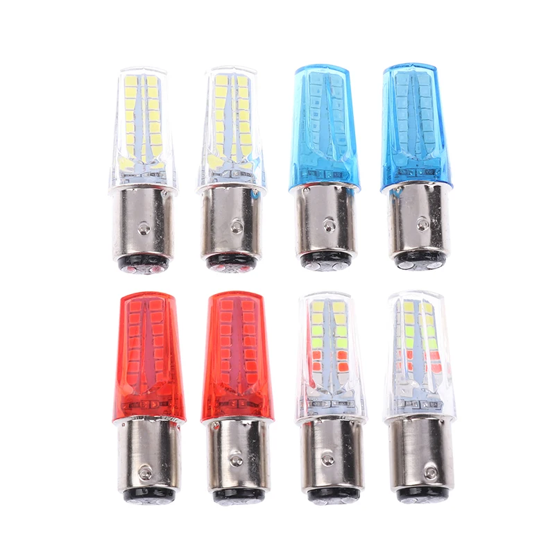 

2pcs 1157 Ba15d LED Brake Light Motorcycle Strobe LED Parking Tail Light Flashing Warning Reversing Stop Lamp Turn Signal Light