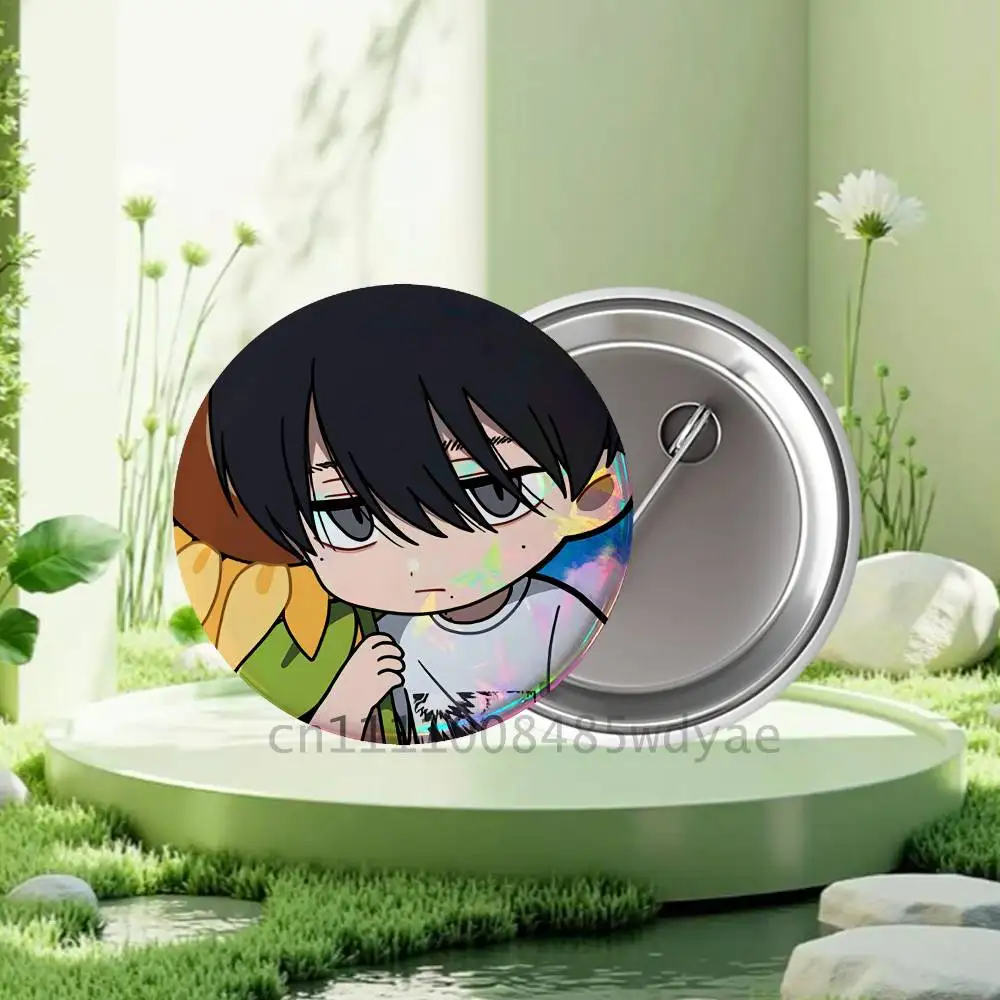 YoshiKaru S-Summer H-Hikaru D-Died Badges 25 32 44 58 75 mm Round Cosplay Pin Fans Collect Friends Gifts Brooch Souvenir Custom