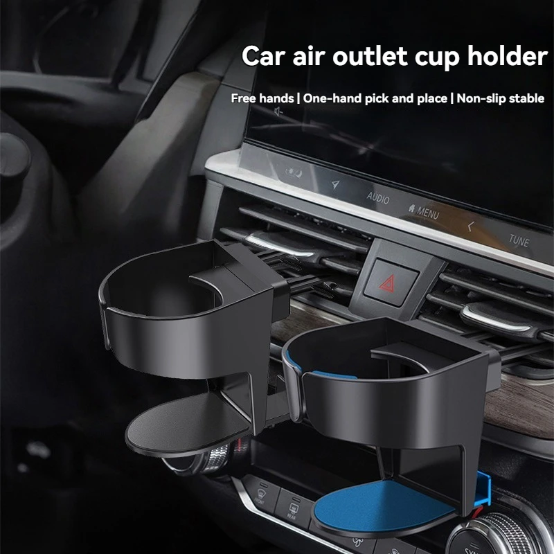 Expandable Car Cup Holder Suitable for Vehicles And Trucks with Horizontal Blade Vent Grilles Automotive Cup Holder
