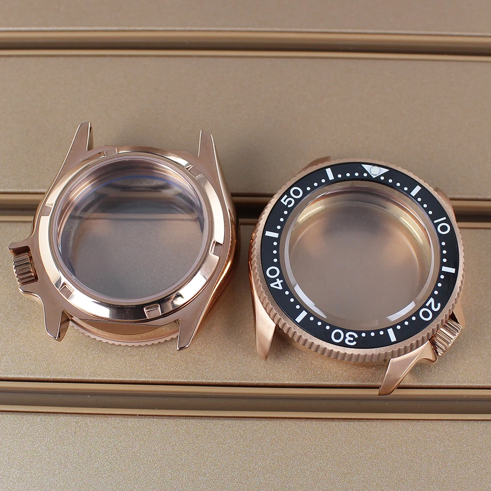 ตัวเรือนนาฬิกาขนาด 38 มม. สีเงิน/ดำ/ทอง/โรสโกลด์ กระจกแซฟไฟร์ สำหรับกลไก NH35 NH36 4R35 4R36 หน้าปัดขนาด 28.5 มม. อะไหล่นาฬิกา skx แบบดัดแปลง