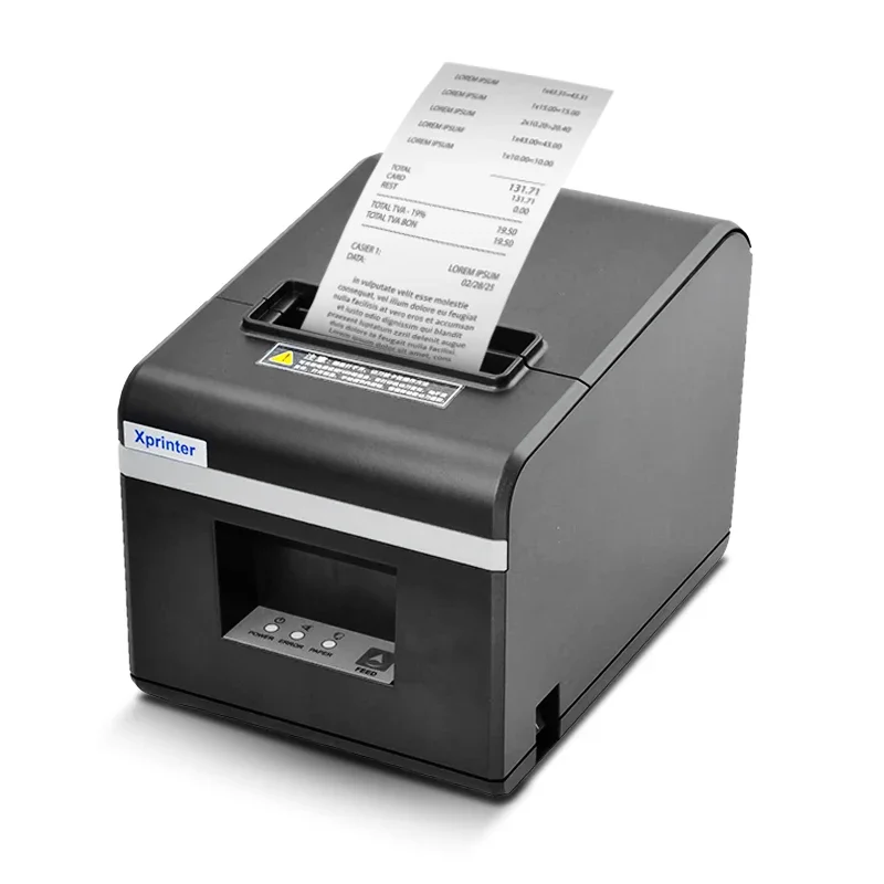 

Xprinter XP-N160II 80mm Print width USB LAN POS thermal receipt printer thermal printer 80mm for kitchen order printing