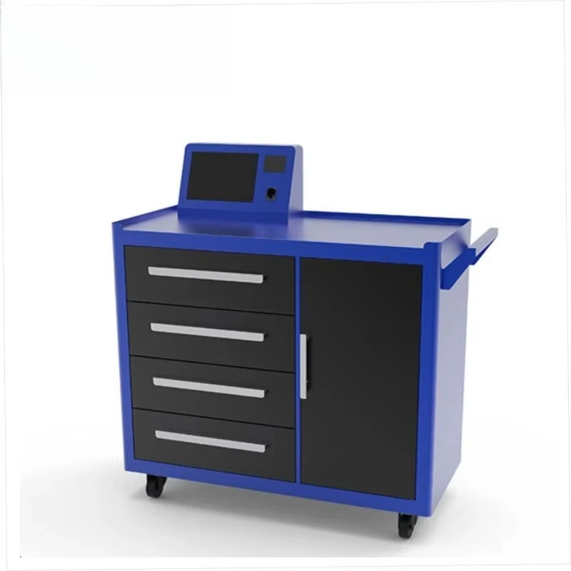 AzsaPzaz RFID Mobile Shopping Cart Trolley for Fast Inventory Tracking Intelligent Store Management System