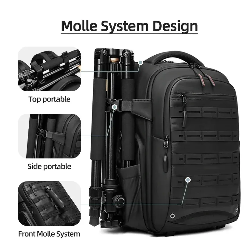 SLR Camera Bag Large Capacity Multi-function Splash-proof Drone Digital Bag Dry And Wet Separation Computer Integrated Backpack