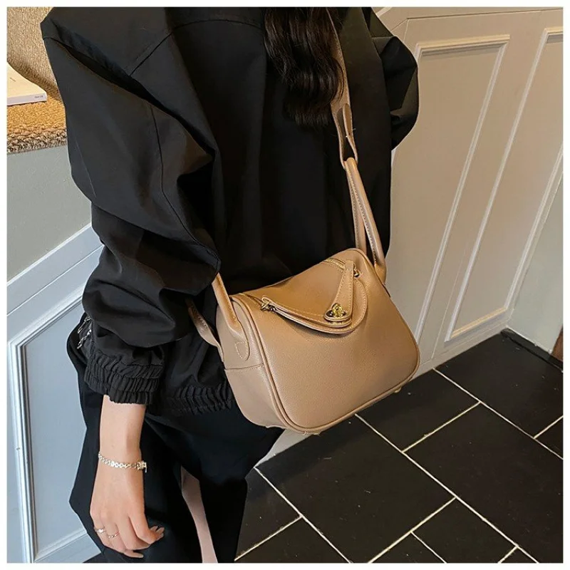 

Роскошная женская сумка через плечо из кожи с принтом Glen, винтажный повседневный вид в Париже ​