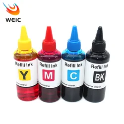 4PC*100ML Refill Dye Ink for Brother LC404 LC424 LC406 LC426 LC401 LC421 LC462 LC472 LC456 LC436 LC432 Cartridge