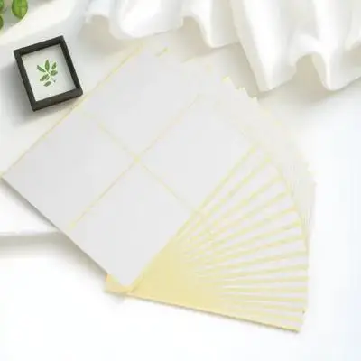 

120 шт. больших самоклеящихся этикеток, чисто белые, с возможностью письма, для переездных коробок, дорожных бутылок, контейнеров для хранения, упаковочных этикеток