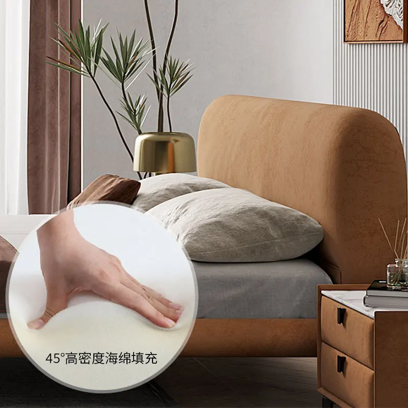 Modernes, leichtes Luxus-Doppelbett