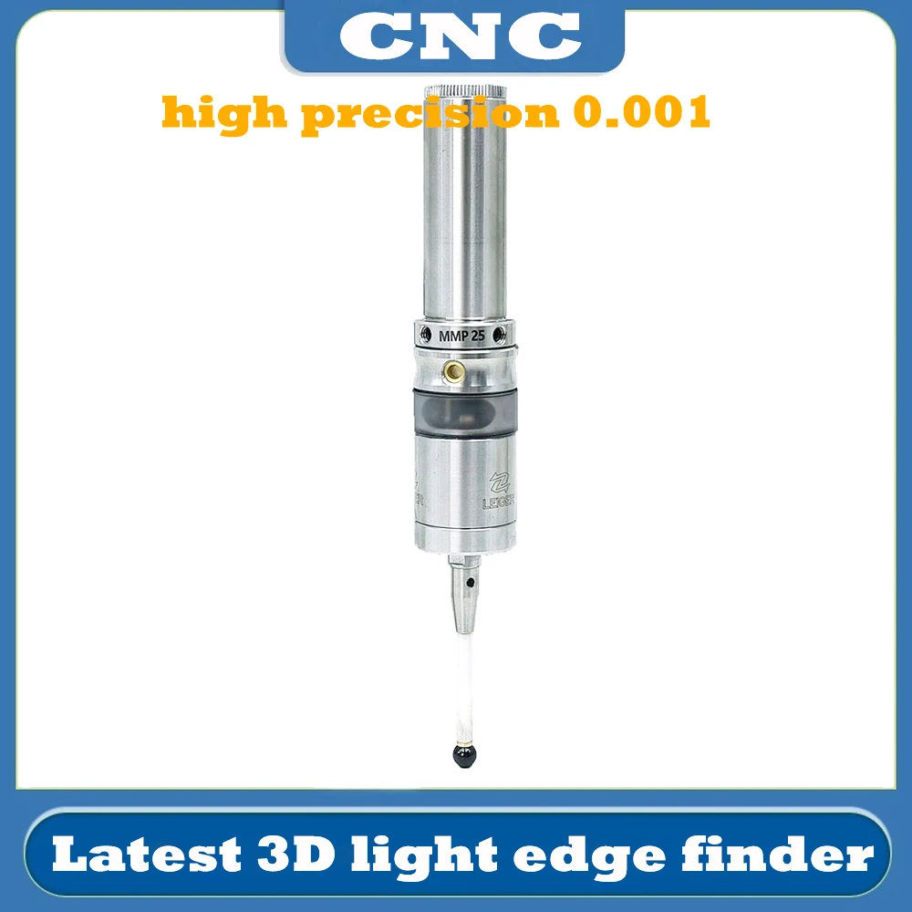 Newly 3D light edge finder CNC machining center sub-center rod detection sensor glowing sound high precision 0.001mm MMP25